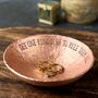 Personalised 7th Anniversary Small Copper Bowl, thumbnail 7 of 10
