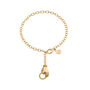 18ct Gold In Safe Hands Charm Collector Bracelet, thumbnail 2 of 4