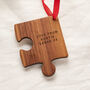 Personalised Wooden Baby First Christmas Decoration, thumbnail 3 of 5