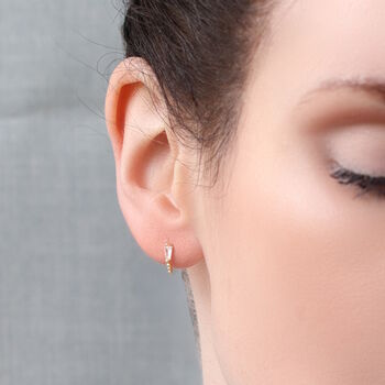 Trapeze Jewel Stud Earrings, 6 of 7