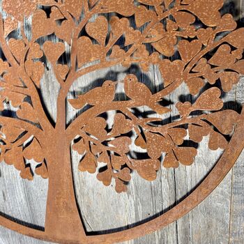 Rusted Heart Tree Wall Plaque Lo104, 3 of 6