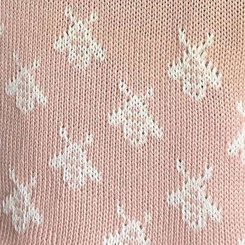 Personalised Knitted Bee Blanket, 6 of 8