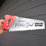 Personalised Shed Metal Saw Sign, thumbnail 3 of 3