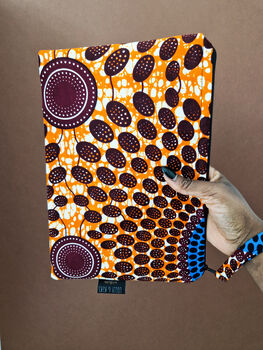 Large African Print Zip Pouch | Oba Print, 4 of 6