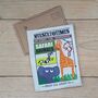 Crinkly Cloth Baby Newspaper Book Safari Animals, thumbnail 1 of 3