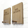 Personalised Couple's Wooden Peg Hook, thumbnail 5 of 12