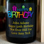 Luxury Champagne With Personalised Black Birthday Label, thumbnail 5 of 7