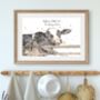 Personalised Home Print Cow, thumbnail 1 of 4
