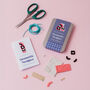 Pink Geometric Necklace Making Kit, Statment Diy Jewellery Craft Kit, thumbnail 4 of 9