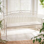Large Cream Companion Bench Seat With Table, thumbnail 3 of 7