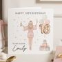 Personalised 18th Birthday Card For Sister, thumbnail 1 of 7