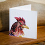 Inky Chicken Blank Greeting Card, thumbnail 4 of 5