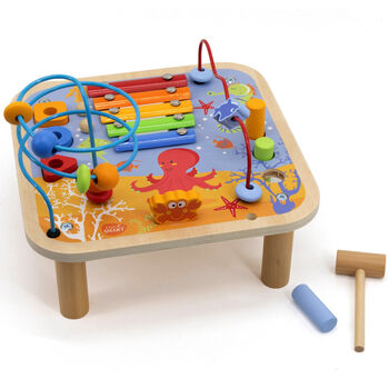 Multi Activity Wooden Activity Table, 2 of 5