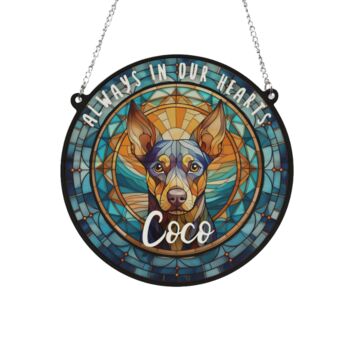 Miniature Pinscher Memorial Suncatcher, 2 of 6