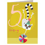 Lemur 5th Birthday Card, thumbnail 2 of 4