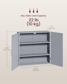 Bathroom Wall Cabinet Wall Mounted Medicine Storage, 9 of 9