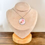 Pink Sweet Williams Necklace, thumbnail 5 of 7