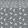 Silver Stag Wipe Clean Christmas Tablecloth, thumbnail 3 of 5