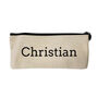 Personalised Linen Pencil Case, thumbnail 3 of 7