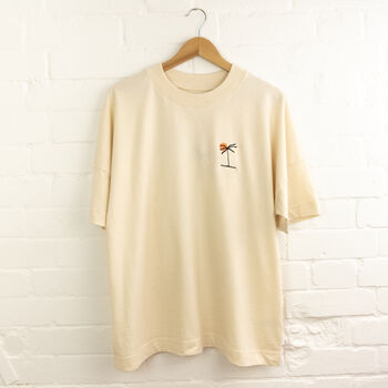 Surf And Sun Embroidered Oversized T Shirt, 7 of 9
