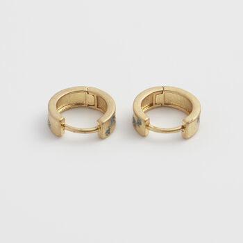 Forget Me Not Mini Hoop Earrings, 4 of 9