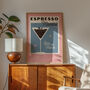 Retro Espresso Martini Cocktail Print, thumbnail 3 of 9