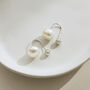 Sterling Silver And Pearl Earrings, thumbnail 1 of 4