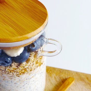 Glass Jar With Bamboo Lid And Spoon, 11 of 12