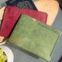 Handmade Leather Passport Cover, thumbnail 6 of 7