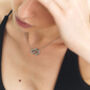 Personalised Silver Dome Link Necklace, thumbnail 8 of 8