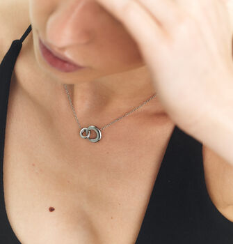 Personalised Silver Dome Link Necklace, 8 of 8