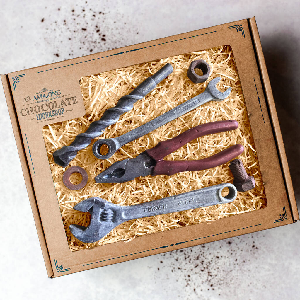 Chocolate Tool Kit Gift + Optional Personalised Box, 1 of 8