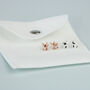 Sterling Silver Cat Silhouette Stud Earrings, thumbnail 4 of 5