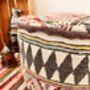 Tribal Design Bohemian Footstool Pouffe, thumbnail 4 of 7