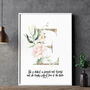 She Is Clothed In Strength And Dignity Gold Blush Print, thumbnail 3 of 6