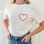 Valentines Heart T Shirt, thumbnail 1 of 2
