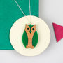 Owl Woodland Animal Necklace, thumbnail 3 of 10