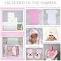 Personalised New Baby Girl Gift Hamper, thumbnail 3 of 10