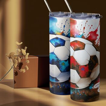Personalised Football Insulated Cup – Sports Drink Bottle, 6 of 7