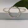 Breathe Sterling Silver Bangle, thumbnail 9 of 10