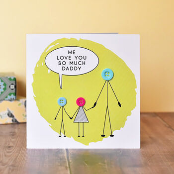 'Love You Daddy' Father's Day Card, 2 of 10