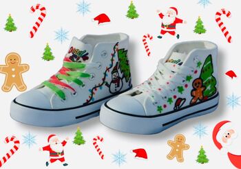 Doodle My Shoe, Customise Your Own Trainers! Doodle And Wash Kids Shoes! Ideal Xmas Gift/ Perfect Christmas Gift, 4 of 11