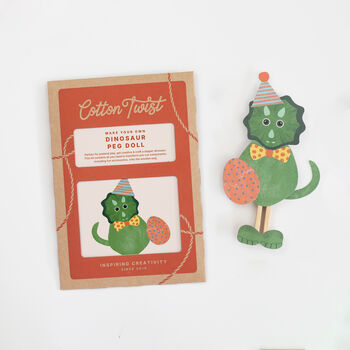 Make Your Own Dinosaur Peg Doll, 6 of 6