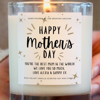 Personalised Mother's Day Candle Gift, 4 of 5
