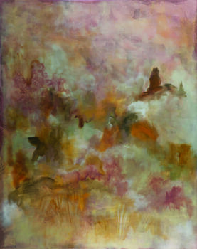 Wilderness, Abstract Landscape Painting On Canvas, 2 of 2