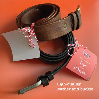 Premium Quality Personalised Genuine Leather Belt, 7 of 10