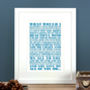 Personalised 'First Dance' Song Print, thumbnail 10 of 12