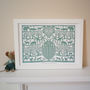 Personalised Christening Or New Baby Noah's Ark Print, thumbnail 1 of 9