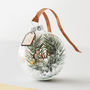 Personalised Snow Christmas Tree Bauble, thumbnail 6 of 7
