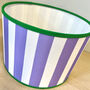 Carnival Lampshade In Lilac Stripe, thumbnail 2 of 5